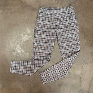 Sanctuary x Anthropologie Plaid Slim Pants Women Small
